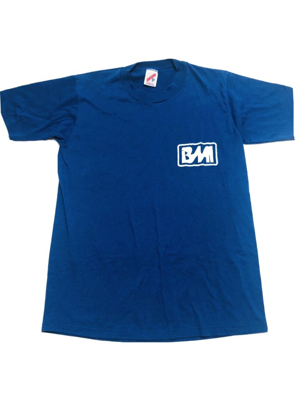 Vintage BMI Blue Single Stitch Vacation Travel USA T Shirt Mens Size M